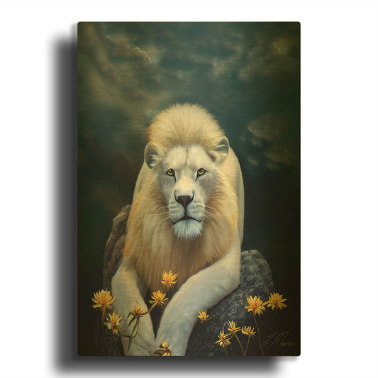 'On the Watch' By Tanya Mavric Gold Metal Wall Art