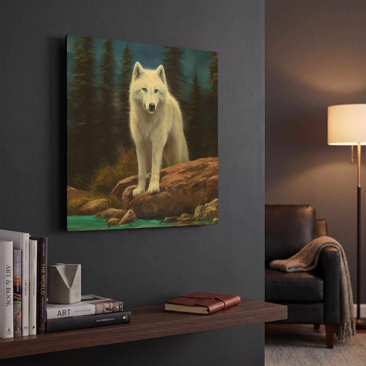 'Evening Stroll' By Tanya Mavric Gold Metal Wall Art