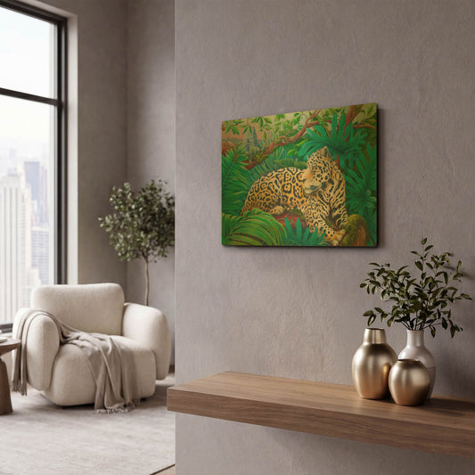 'God of the Upper World' By Tim Marsh Gold Metal Wall Art