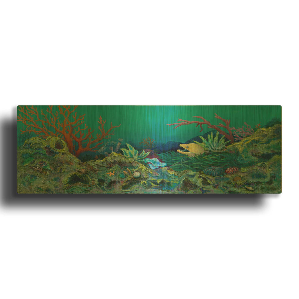 'The Gate Keeper' By Tim Marsh Gold Metal Wall Art