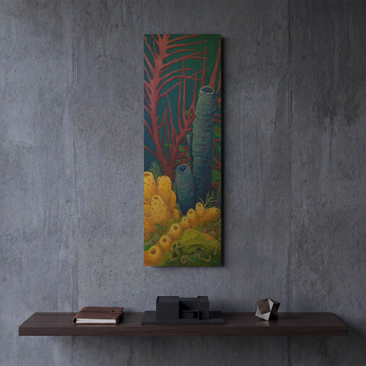 'Ancien Dwelling' By Tim Marsh Gold Metal Wall Art