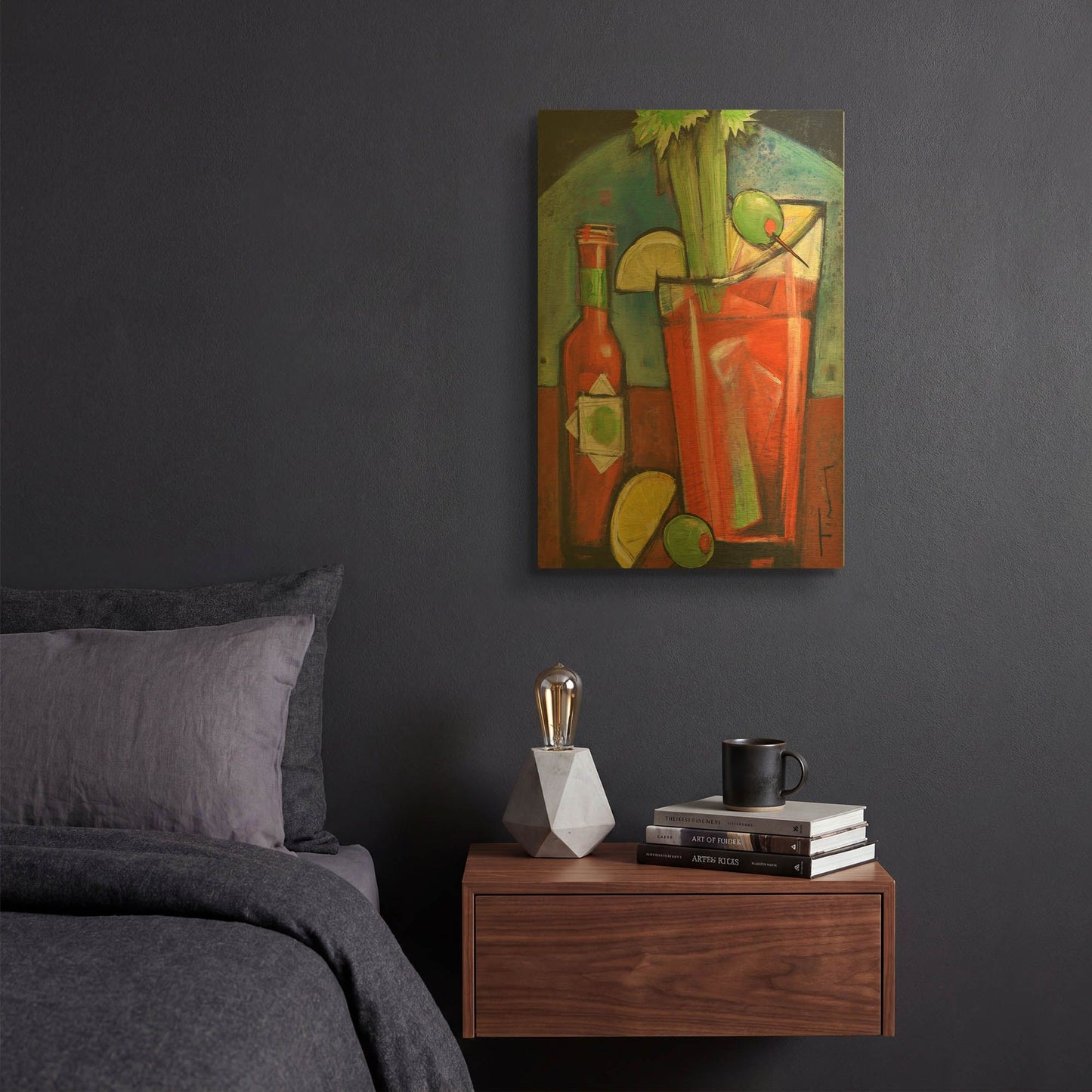 'Bloody Mary' By Tim Nyberg Gold Metal Wall Art
