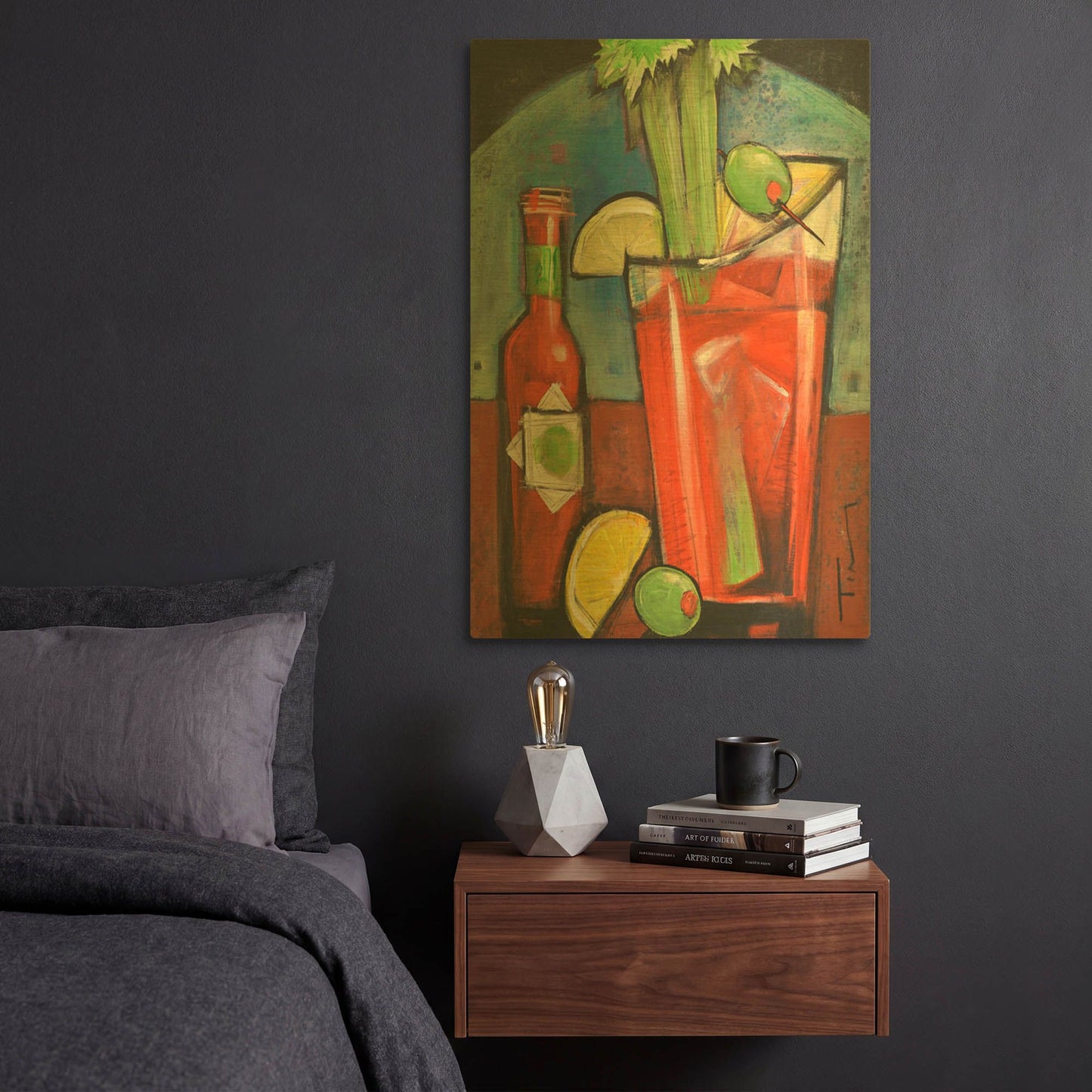 'Bloody Mary' By Tim Nyberg Gold Metal Wall Art