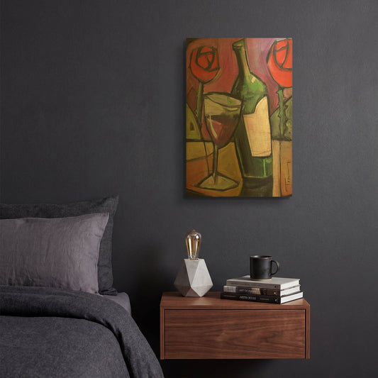'Days Of Wine And Roses' By Tim Nyberg Gold Metal Wall Art