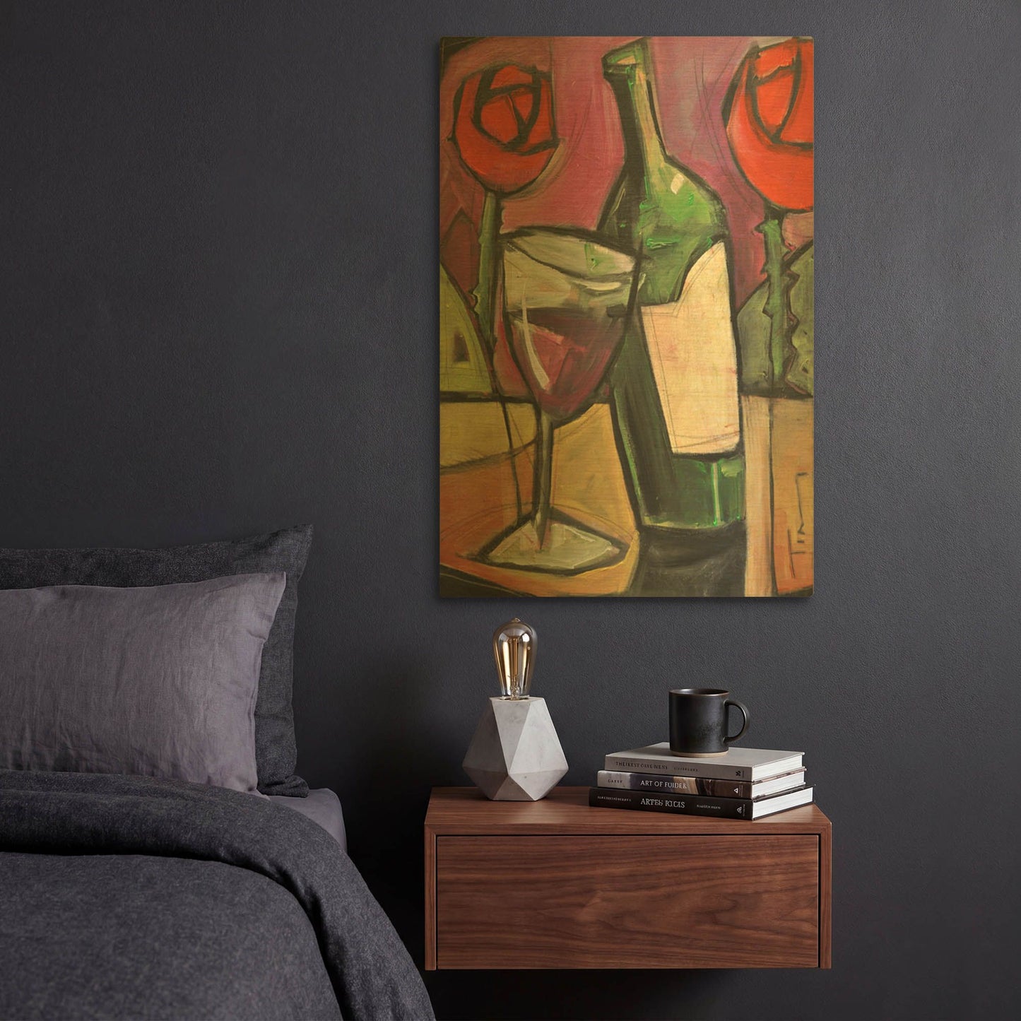 'Days Of Wine And Roses' By Tim Nyberg Gold Metal Wall Art