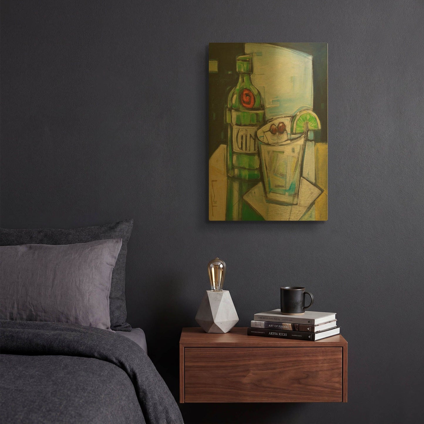 'Gin And Tonic' By Tim Nyberg Gold Metal Wall Art