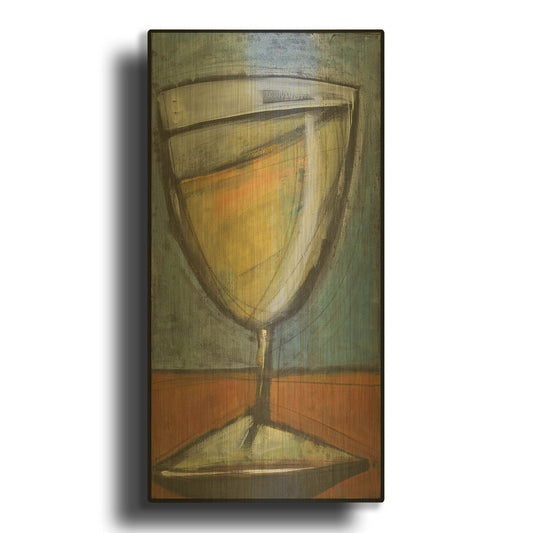 'Glass Of White' By Tim Nyberg Gold Metal Wall Art