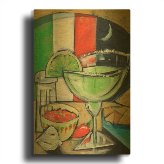 'Margarita' By Tim Nyberg Gold Metal Wall Art