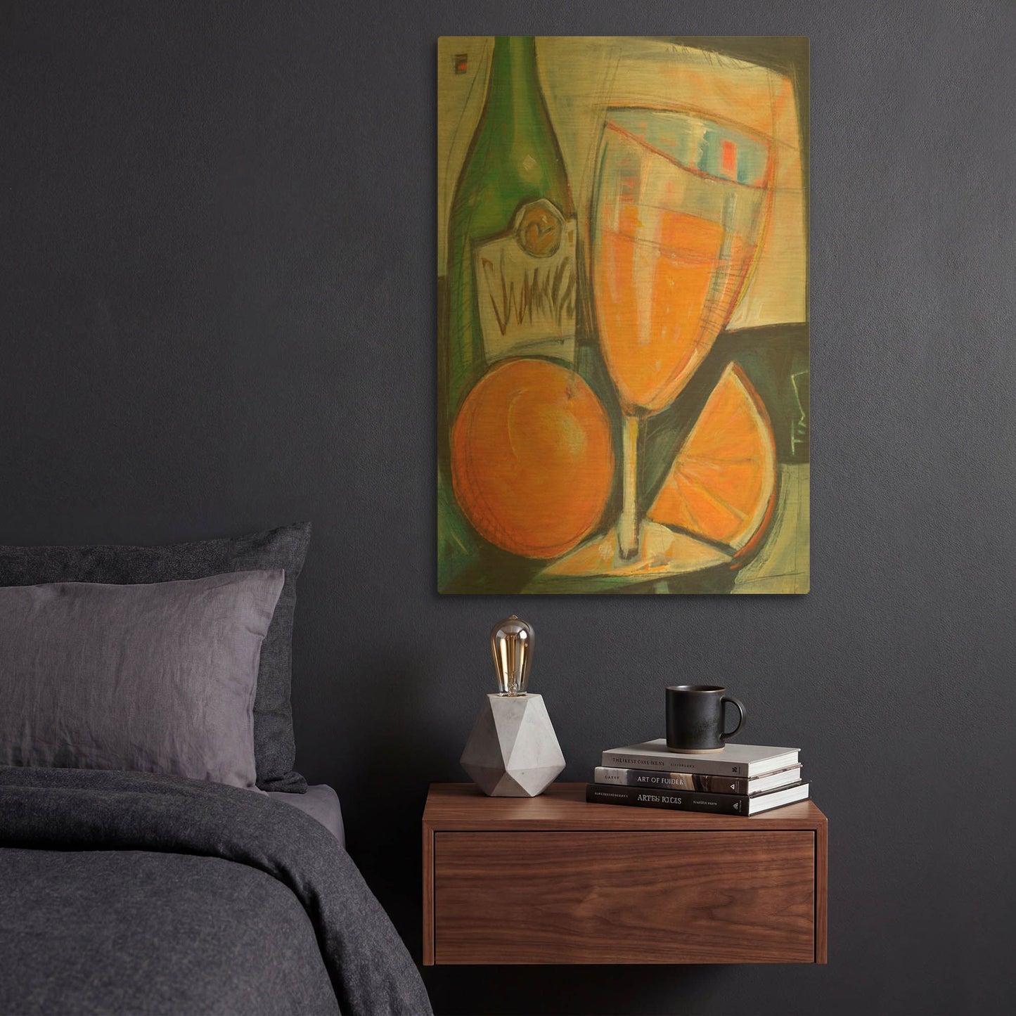 'Mimosa' By Tim Nyberg Gold Metal Wall Art