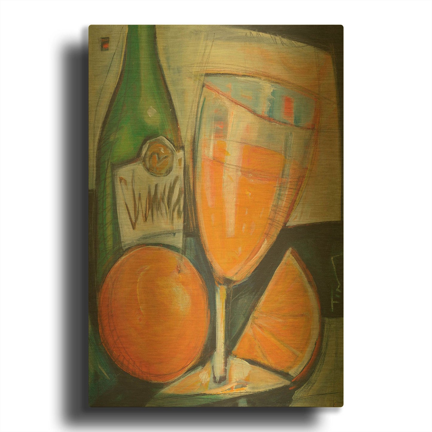 'Mimosa' By Tim Nyberg Gold Metal Wall Art