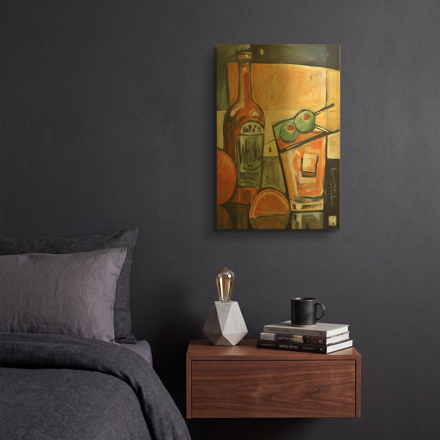 'Old Fashioned Sweet Olives' By Tim Nyberg Gold Metal Wall Art