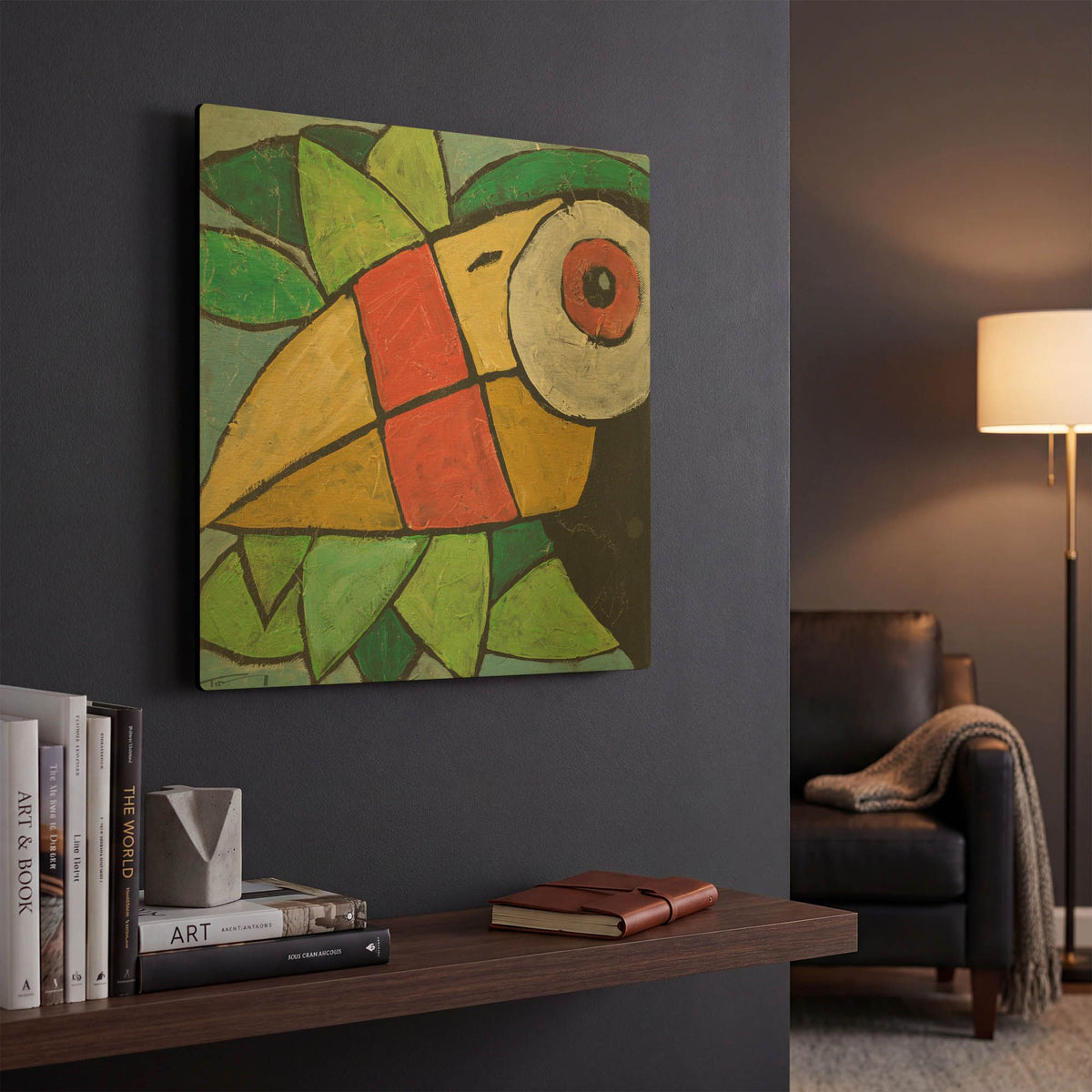 'Toucan' By Tim Nyberg Gold Metal Wall Art