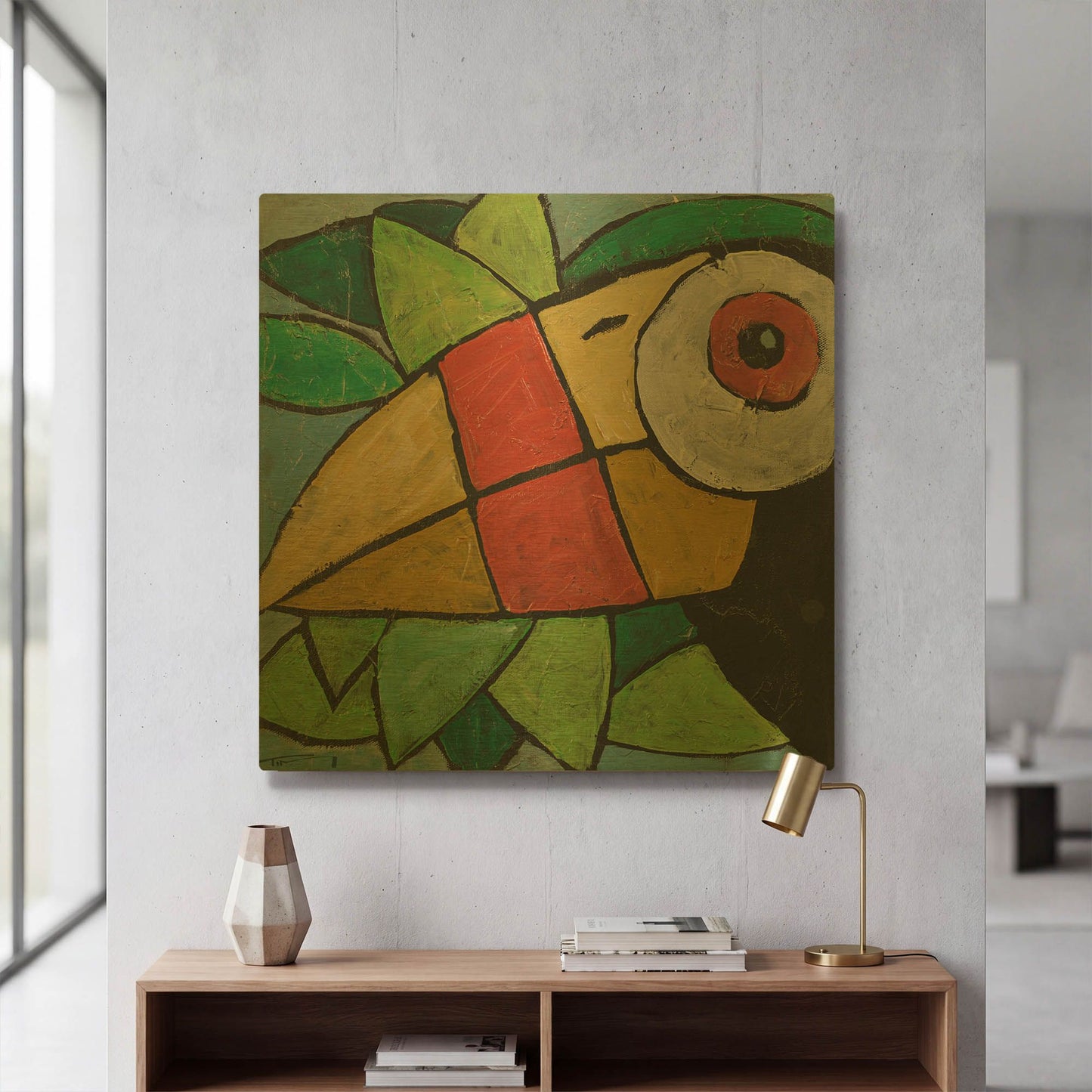 'Toucan' By Tim Nyberg Gold Metal Wall Art