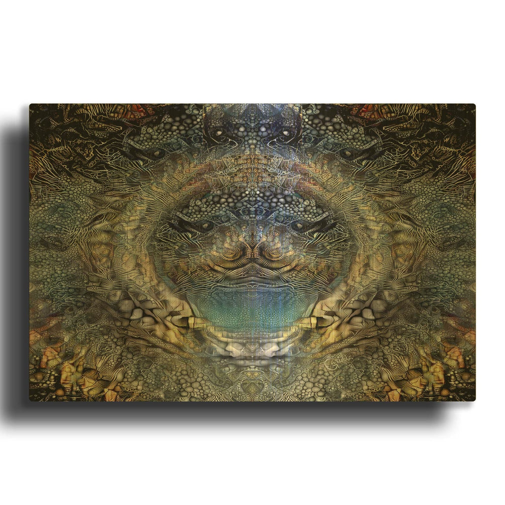 'Circle Of Life' By Pedro Gavidia Gold Metal Wall Art