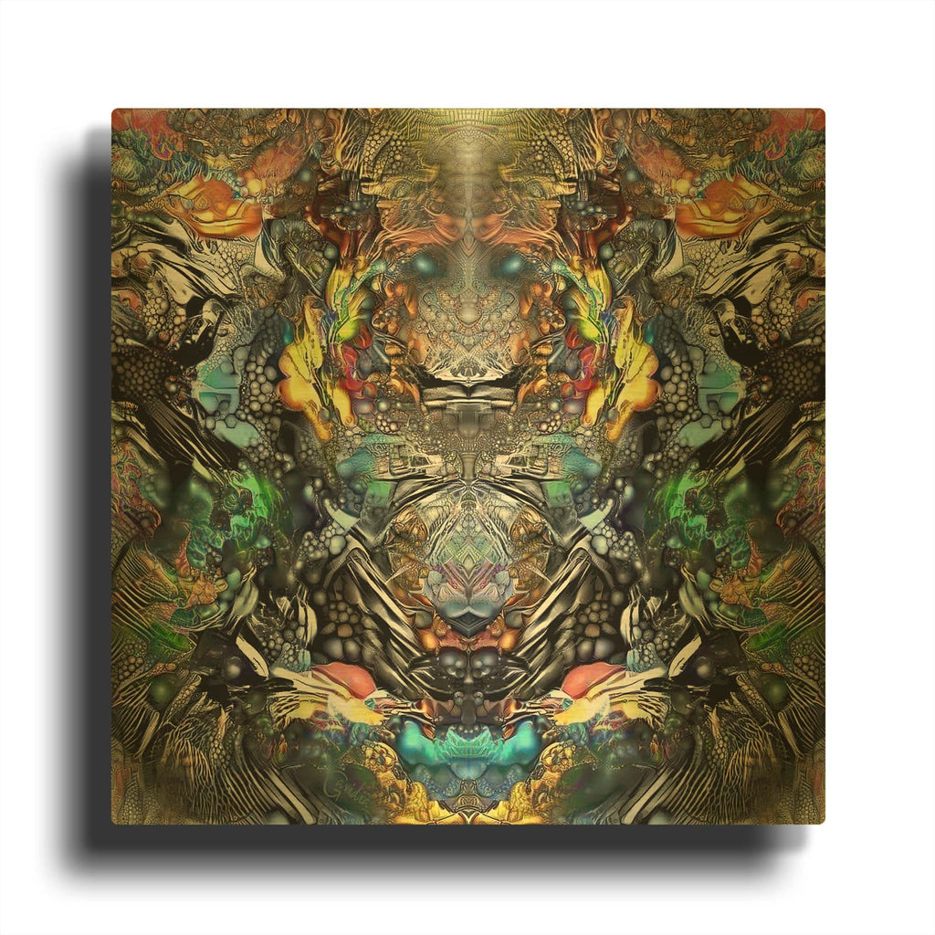 'Guardian Of Chapultepec' By Pedro Gavidia Gold Metal Wall Art