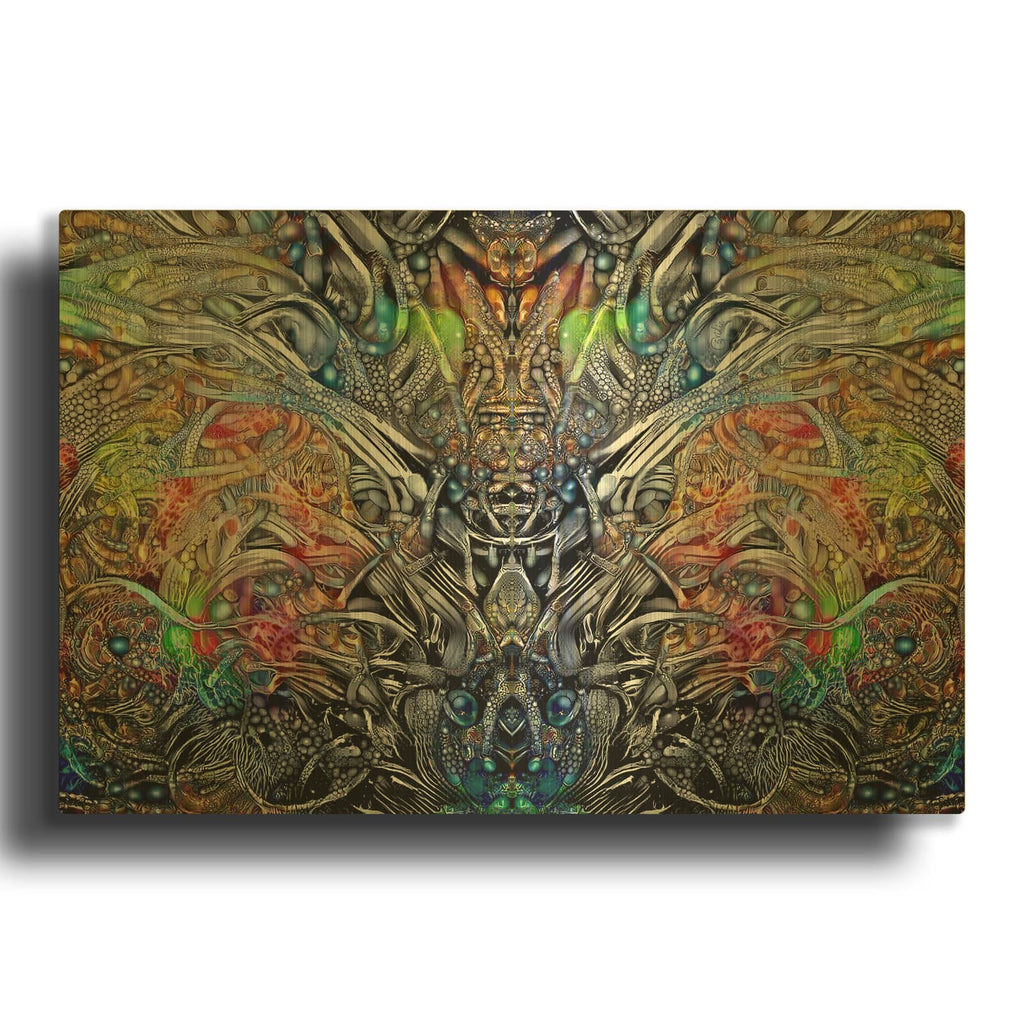 'King Of The Crickets' By Pedro Gavidia Gold Metal Wall Art