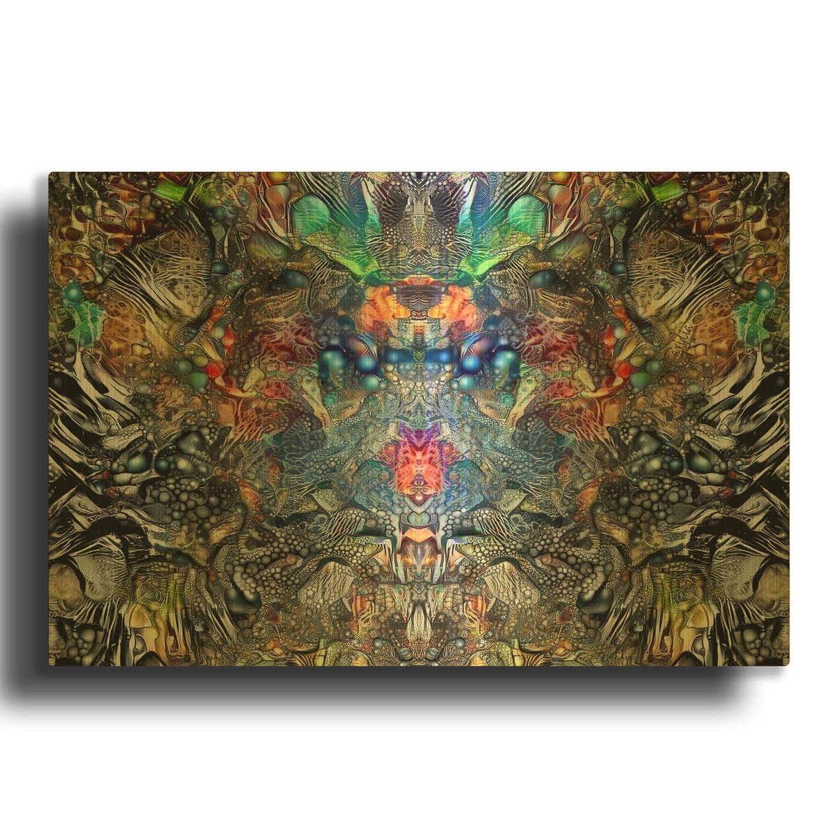 'Regent' By Pedro Gavidia Gold Metal Wall Art