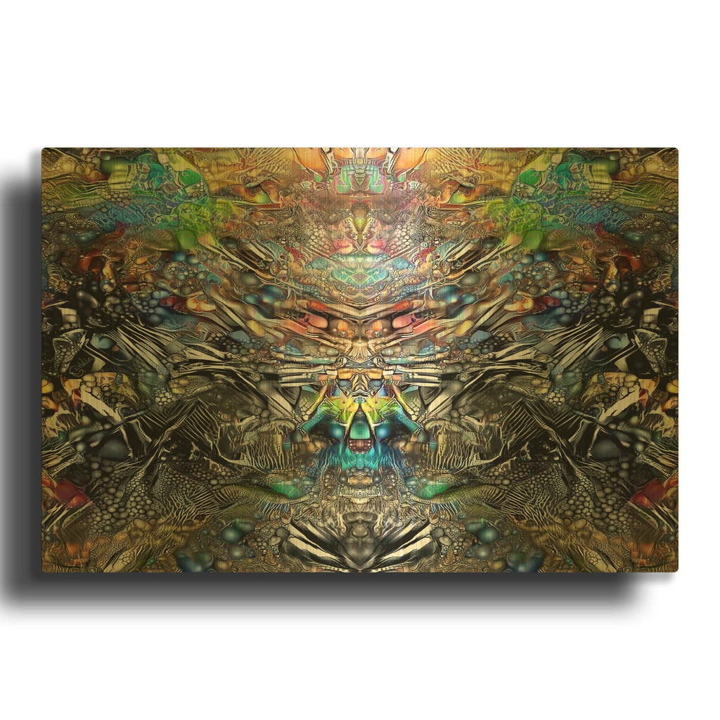 'Resurrection' By Pedro Gavidia Gold Metal Wall Art