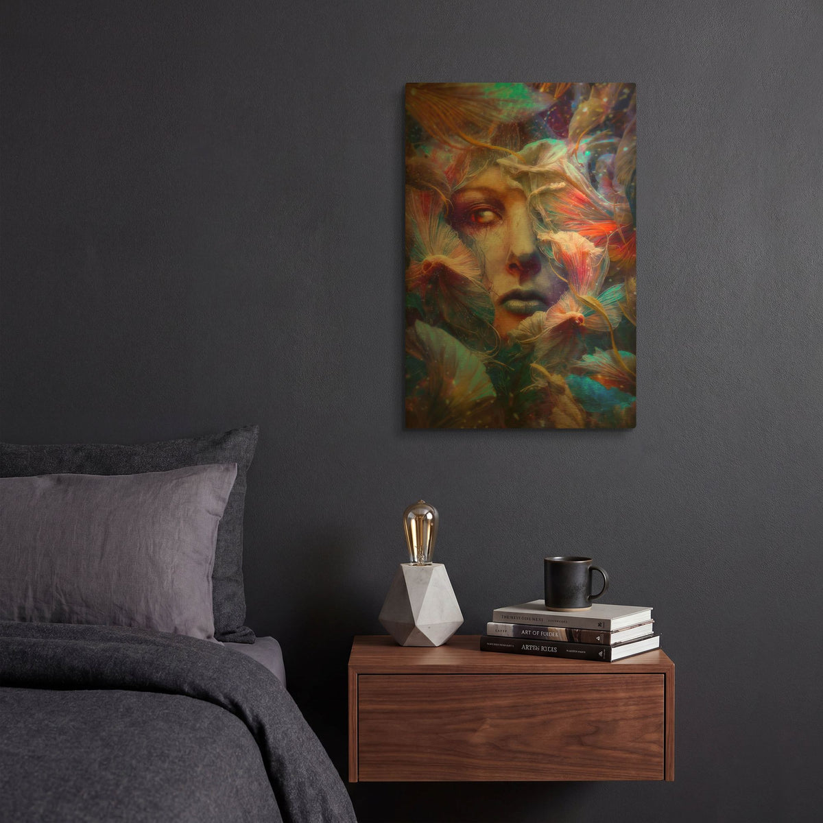 'Resurgere' By Mario Sanchez Nevado Gold Metal Wall Art