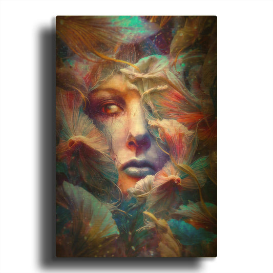 'Resurgere' By Mario Sanchez Nevado Gold Metal Wall Art