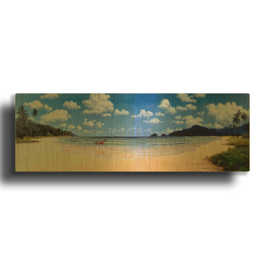 'Wild And Free' By Bill Makinson Gold Metal Wall Art