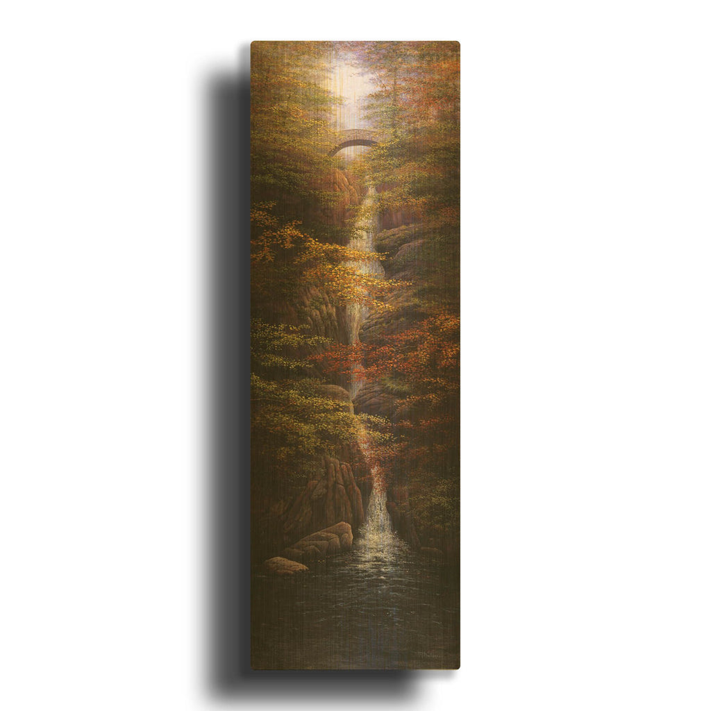 'Fall' By Bill Makinson Gold Metal Wall Art