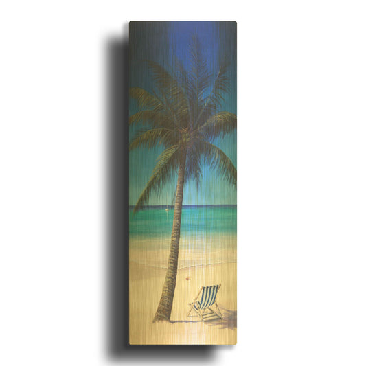 'Tropics' By Bill Makinson Gold Metal Wall Art
