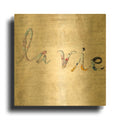 'La Vie' By Karen Smith Gold Metal Wall Art