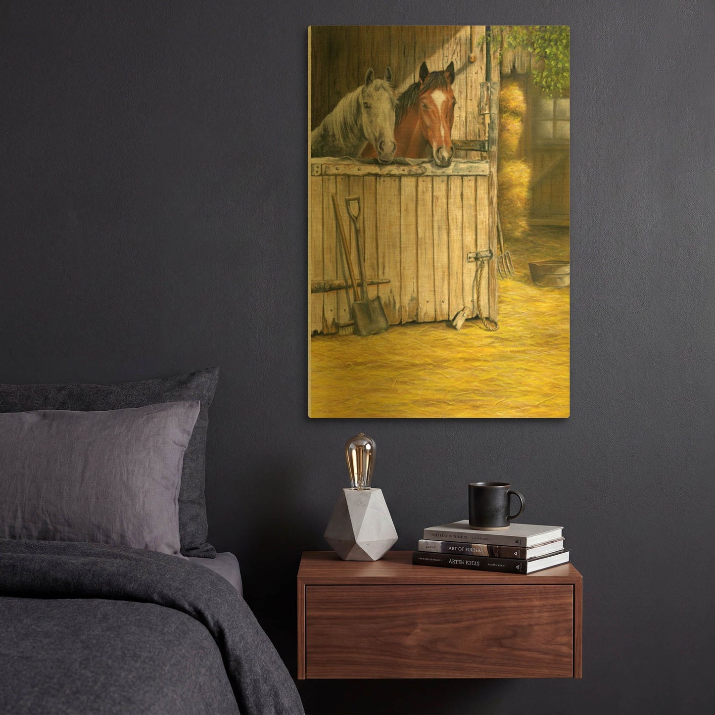 'Friends' By Janet Pidoux Gold Metal Wall Art