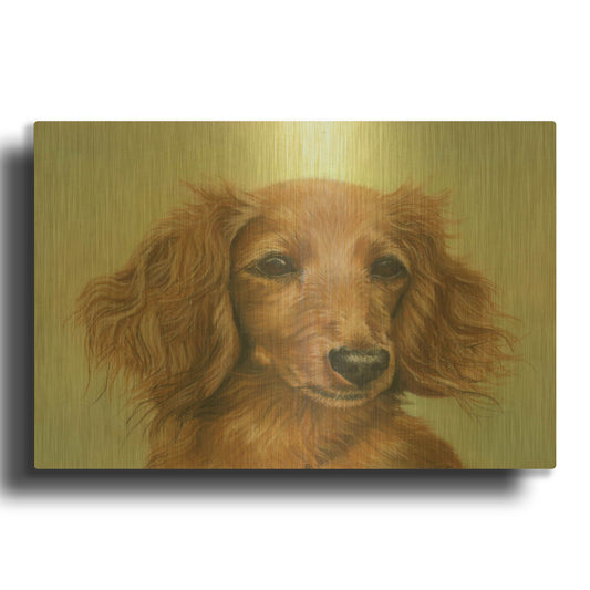 'Sophie' By Janet Pidoux Gold Metal Wall Art