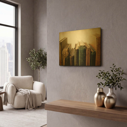 'Old Friends' By Jessica Rogers Gold Metal Wall Art