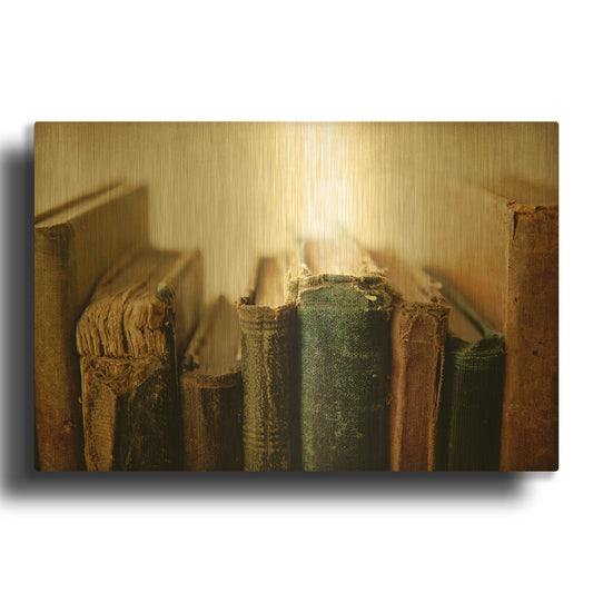 'Old Friends' By Jessica Rogers Gold Metal Wall Art