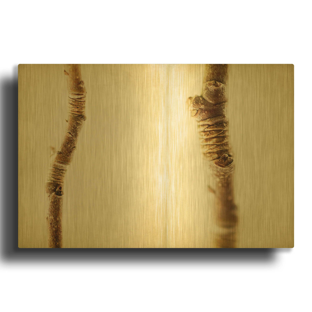 'And Stones' By Jessica Rogers Gold Metal Wall Art