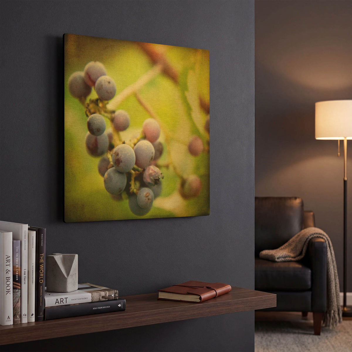 'Awaiting Harvest' By Jessica Rogers Gold Metal Wall Art