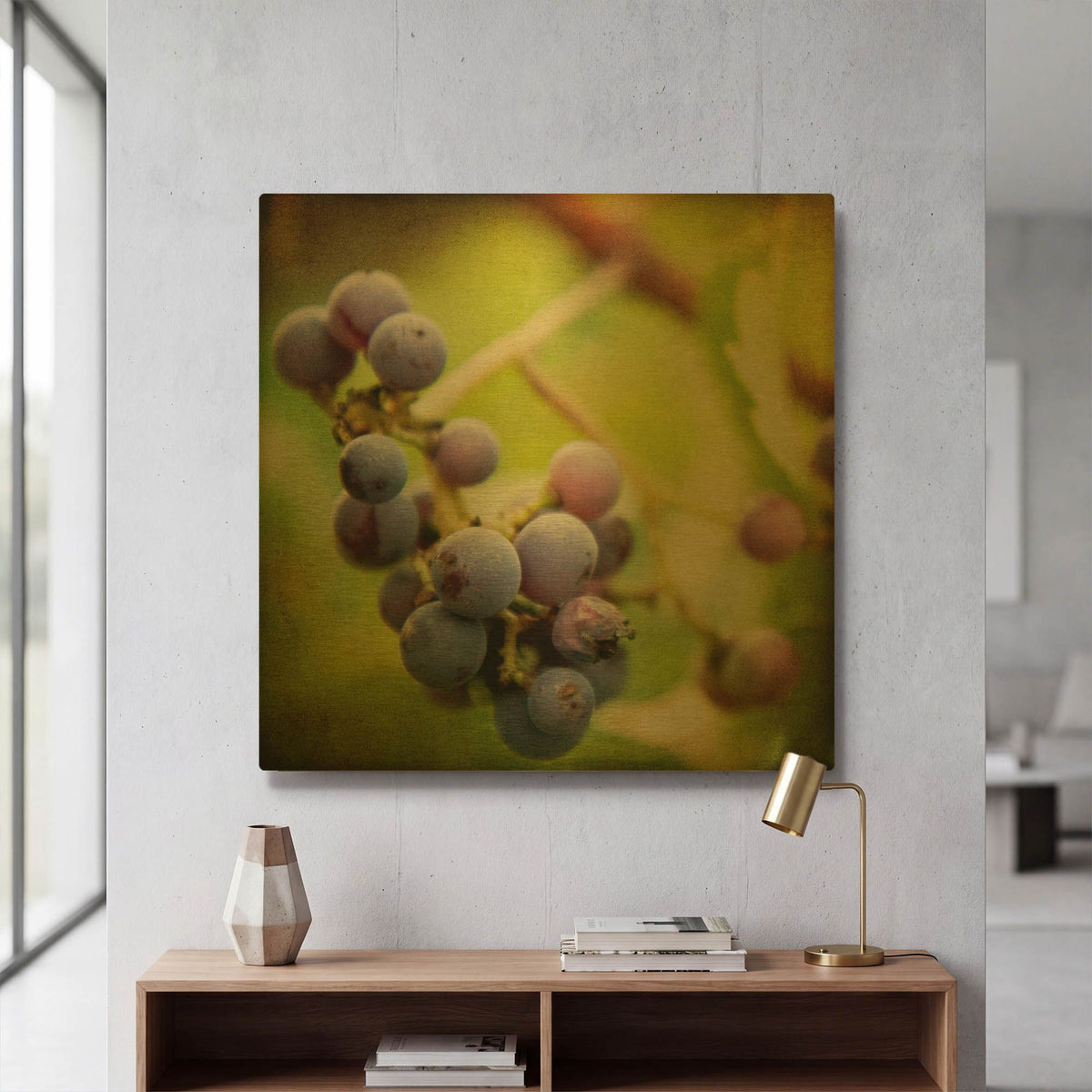 'Awaiting Harvest' By Jessica Rogers Gold Metal Wall Art