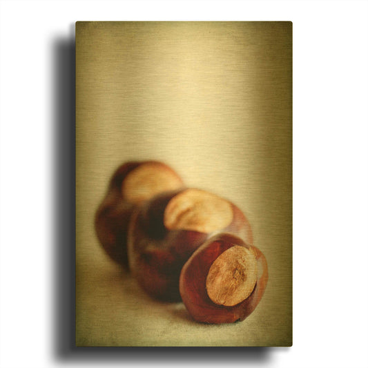 'Buckeyes' By Jessica Rogers Gold Metal Wall Art