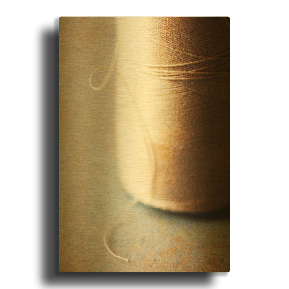 'By A Thread' By Jessica Rogers Gold Metal Wall Art