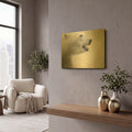 'Polar' By Karen Smith Gold Metal Wall Art