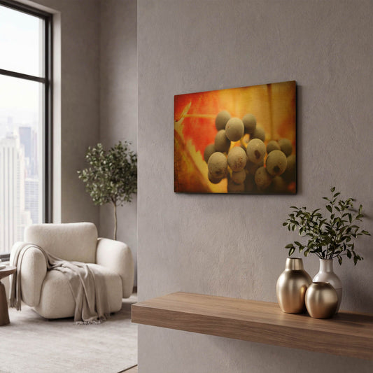 'Late Harvest' By Jessica Rogers Gold Metal Wall Art