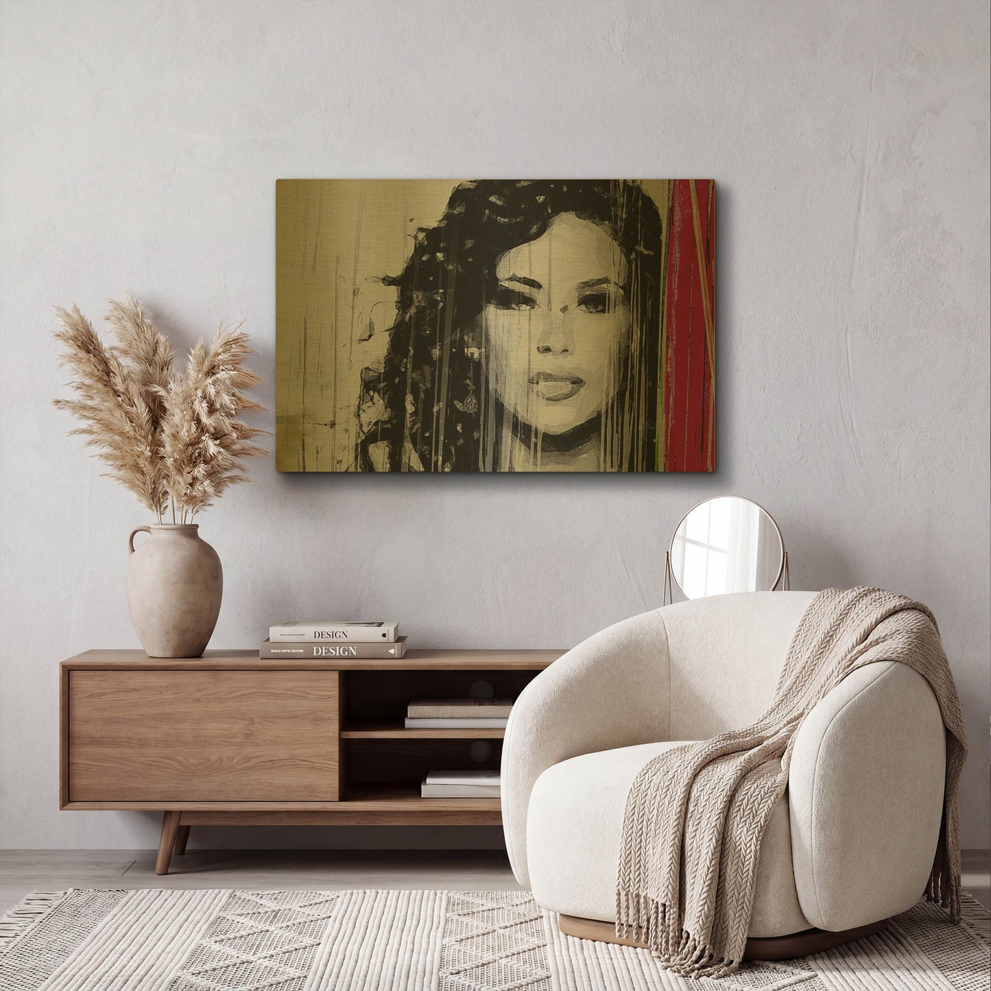 'Painted Lady' By Karen Smith Gold Metal Wall Art