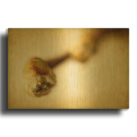 'Mulberry 2' By Jessica Rogers Gold Metal Wall Art