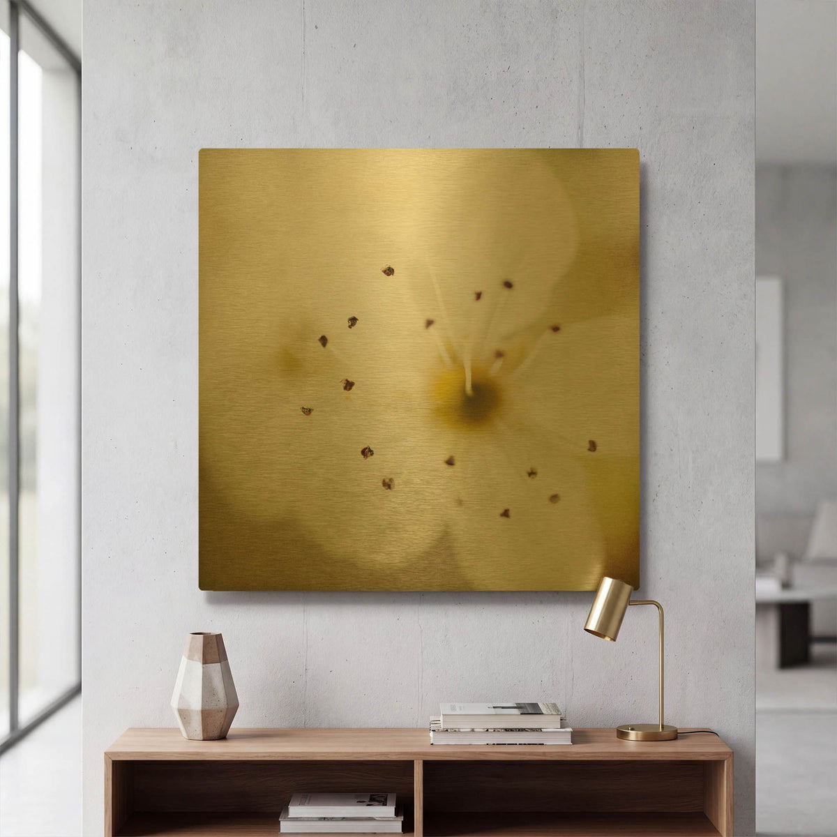 'Of Spring' By Jessica Rogers Gold Metal Wall Art