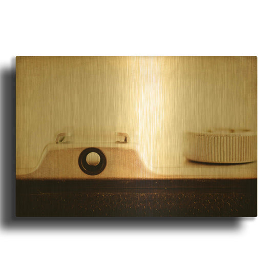 'Photographer' By Jessica Rogers Gold Metal Wall Art
