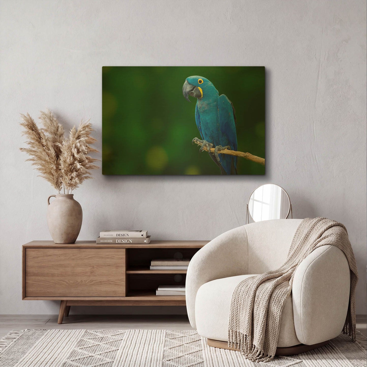'Standing Alone' By Jonathan Ross Gold Metal Wall Art