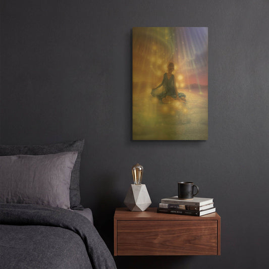 'Celebration Ii, Aurora Dreams 1' By Kirk Reinert Gold Metal Wall Art
