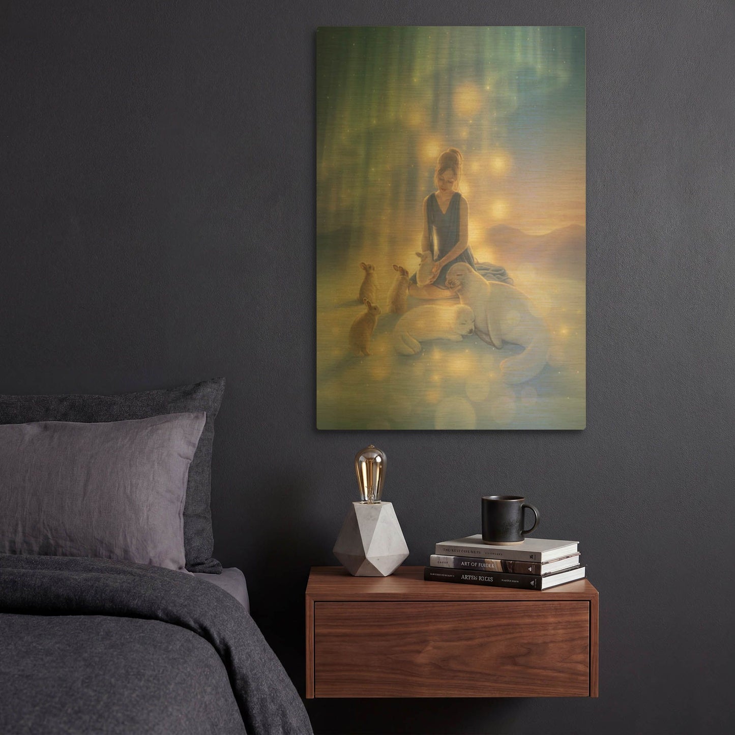 'Celebration Ii, Aurora Dreams 3' By Kirk Reinert Gold Metal Wall Art