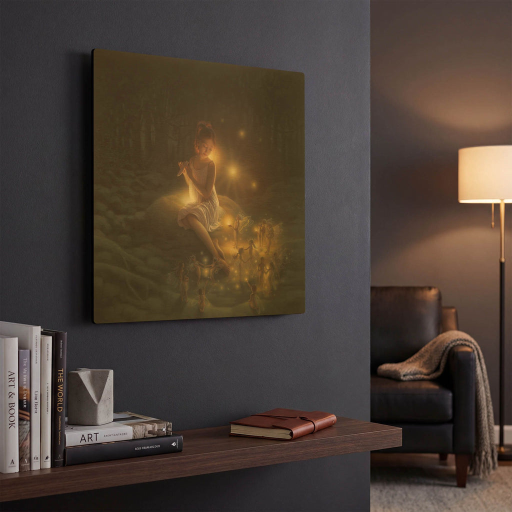 'Dream Celebration' By Kirk Reinert Gold Metal Wall Art