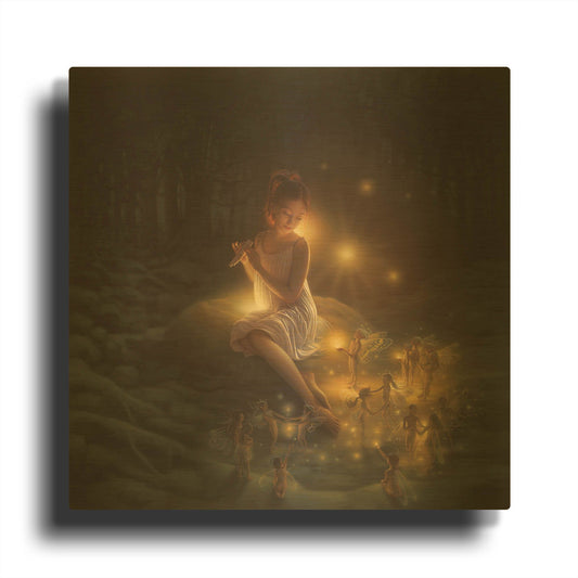 'Dream Celebration' By Kirk Reinert Gold Metal Wall Art