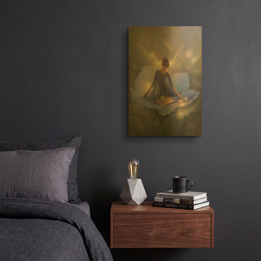 'In The Garden Of Light' By Kirk Reinert Gold Metal Wall Art