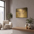 'Castle In The Sky' By Kirk Reinert Gold Metal Wall Art